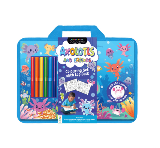 AXOLOTL & FRIENDS LAP DESK SET