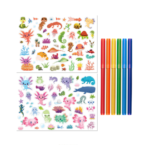 AXOLOTL & FRIENDS LAP DESK SET