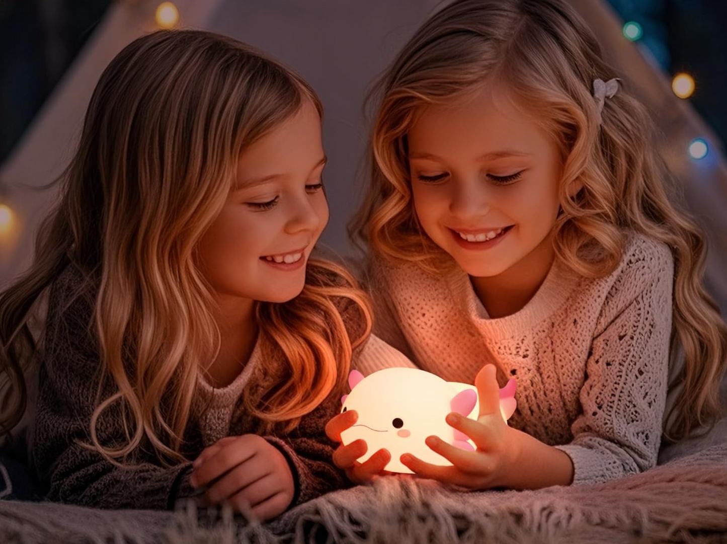 SQUISHY AXOLOTL NIGHT LIGHT